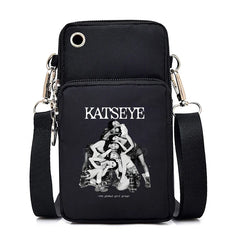 Funny Katseye Hip Hop Small Shoulder Bags Women Men Harajuku Katseye Mini Mobile Phone Bags 2026 New Purses Crossbody Bags Gifts