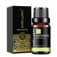 MAYJAM 10ML Essential Oil Lavender Jasmine Eucalyptus Vanilla Sandalwood Bergamot Rosemary Citronella Cinnamon Fragrance Oil
