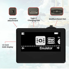 NFC Simulator Pixl Emulator iNFC Infinite Swipe OLED HD Intelligent Bluetooth Simulator for Switch2/3DS/Wii U Game Accesories