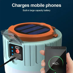 Portable Camping Light Power Bank LED Camping Lanterns With Remote Control Waterproof Outdoor Tent Light Rechargeable Flashlight