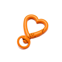 5Pcs Heart Shape Rotation Alloy Lobster Spring Clasps Openable Key Ring  Hook Carabiner Connector Dog Chain Buckles DIY Jewelry
