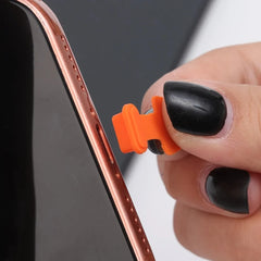 2-12PCS Anti-Lost Dust Plugs Type C Charging Port Cover for IPhone 17 16 15 Xiaomi 17 Samsung S26 TYPE-C Stopper Cap Dustplugs