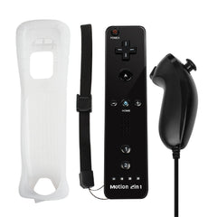 Controllers For Nintendo Wii 2 In 1 Left Right Controller Optional Motion Plus Set Game Remote Control Joystick Wireless Gamepad