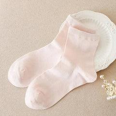 Women's Mulberry Silk Socks Thin Anti-odor Breathable Sweat-absorbent Ankle Socks / 80% Mulberry Silk+17% Nylon+3% Spandex
