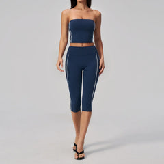 2PCS Yoga Clothes Athletic Wear Women Tracksuit Pilates Fitness Suit Workout Set Push Up Sports Bra High Waist Pants Gym Outfits