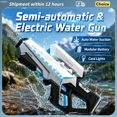 Electric Water Gun Automatic Storage Water Gun Large-capacity Continuous Spray Summer Outdoor Toy Water Gun Children's Gift