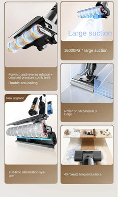 DREAME H20Mix Floor Washing Machine Cleaning, Mopping and Vacuuming Machine Household Appliances Hot Air Quick Drying