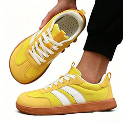Women's Wide Foot Sports Shoes, German Training Shoes Trendy Shoes Minimalist Retro Fashion Breathable Mesh Casual Walking Shoes