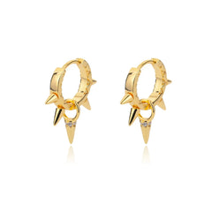 Luxury Star Pendientes Earrings For Women Girl Stainless Steel Minimalist Hoop Piercing 2025 New In y2k Jewelry aretes de mujer
