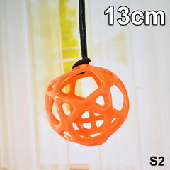 Hanging Hay Feeder Chew Resistant Horse Goat Sheep Toy Ball Stress Relief Outdoor Feeding