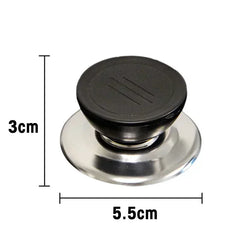 Kitchen Handle Cookware Knob Cover Glass Bottom Cover 4 Pieces Pressure Cookers Universal Pot Lid Handle Interchangeable Handles