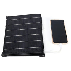 Foldable Solar Panel 5V/12V USB Portable Waterproof Cell Phone Power Pack Outdoor Battery Charger for Hiking Camping 30W