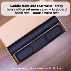 Desk Mat Waterproof PU Mouse Pad Large Mousepad Laptop Non-slip Desk Pad Keyboard Mats Mouse Mat Mouse Wrist Guard Three Pieces
