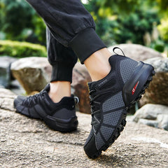 Men's Hiking Shoes All-terrain Outdoor Sports Shoes Breathable Mesh Non-slip Wear-resistant Hiking Shoes Outdoor Cycling Shoes