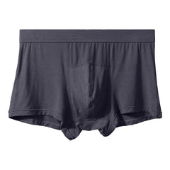 Men's Underwear - Silk Flat-front Briefs - Modal Four-Piece Briefs - Summer Breathable - Summer Lightweight Underpants