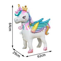 Rainbow Unicorn Balloon Unicorn Party Decor Supplies Unicorn Birthday Party Decoration Baby Shower Kids Girls Birthday Decor