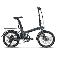 Folding Electric Bicycle 350W, 36V 8Ah/12Ah Removable Battery, 20Inch*1.75 Tires, 25Km/h, 7Speed City Commuter Travel Ebike