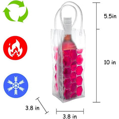 Wine Ice Bag Holder Champagne Beer Cooler Whisky Can Drink Cooler Gel Cooling Chiller Bar Accessories BTBD01