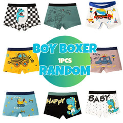 4 Pcs/Lot Children Panties Cotton Underwear For Boys 3-14 Years Breathable Kids Underpants Cars Patterns Cartoon Boy Boxer Brief