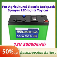 12V 30000mah Rechargeable Li-Polymer Battery Pack for Agricultural