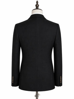 ST Cassy Elegant Man Suit 2 Piece Set Modern Wedding Party Outfit Suits for Men Stylish Business Office Suit Banquet Attire