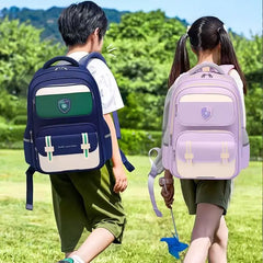 Sun Eight Orthopedic School Bag Grade 3-6 Primary Student Shoulder Backpack Large Capacity Light Water Proof Mochilas Escolares