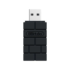 8BitDo USB Wireless Bluetooth Adapter 2 Receiver for Nintendo Switch 1, 2 PS1 Raspberry Pi Mini PS4 Controller for PS5 Handle