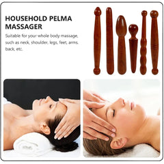 1PCS Acupoint Massage Pen, Traditional Wooden Acupressure Stick Reflexology Tool for Deep Tissue, Meridian Massage Tool for Body