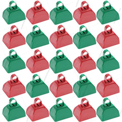 12-100 Pcs Metal Cowbells for Sporting Event 3 Inch Small Noise Makers