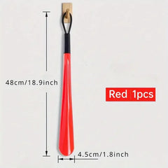 1pc Extra Long Flexible Plastic Shoe Horns Do Not Require Bending