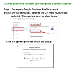 5YOA Google Review Card NFC station 13.56Mhz programmable table NFC Google Reviews display bending card standing brand bracket