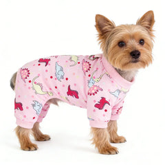 Dog Pajamas for Small Dogs Girl Boy Puppy Pjs Summer Pet Onesies for Chihuahua Yorkie Teacup Cute Soft Material Stretch Outfit