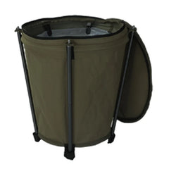 Outdoor Camping Trash Can Portable Garbage Bin Lightweight Round Bucket Wastebasket Can Container for Hiking Camping