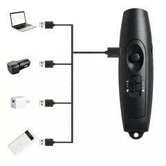 Electronic Whistle USB Rechargeable Loud Air Horn 120-150dB with LED Safety Light with Lanyard for Hiking Camping Scare Bears