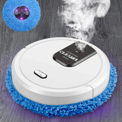 Auto Smart Robotic Mopping Machine Wet Dry Dual Use 10000RPM 60min Floor Cleaner with Spray Humidifying ABS Home Kitchen Tile