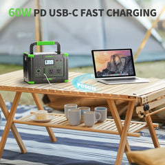 EBL Power Station 501W 551Wh Solar Power Generator Backup Bank