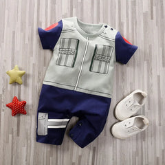 Baby Romper 100% Cotton Summer Short Sleeve Anime Cosplay Costume Soft Infant Jumpsuit Newborn Boy Girl One-Piece Bodysuit 0-18M
