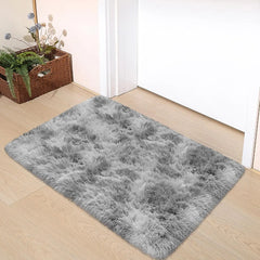 VIKAMA 50x80cm Red Wedding Carpet, Plush Bedroom Bedside Blanket, Proposal, Valentine's Day Party Decoration, Welcome Doormat