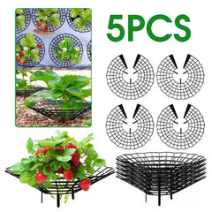 5pcs Green Strawberry Planting Racks, Watermelon Support Frames, 3-Legged Plant Protector, Easy Assembly Plant Accessories