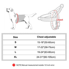 No Pull Dog Harness Military Tactical Dog Harnesses Vest Reflective Pet Training Harnesses Durable For Small Medium Large Dogs