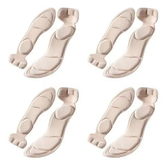 Memory Foam Insoles Women High-heel Shoes Insoles Anti-slip Cutable Insole Comfort Breathable Heel Protection Massage Shoe Pads