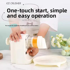 Automatic Ice Shavers Mini Electric Ice Crusher for Outdoor Camping New Shaved Ice Milkshake Maker Household Shaved Ice Machine