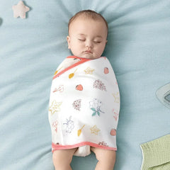 Cotton Baby Swaddle Anti-shock Sleeping Blanket Summer Thin Swaddling Wrap for Newborn Baby Sleeping Bag Bedding Items