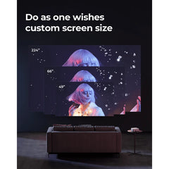 4K Projector 45000 Lumen LED 1080P 5G WiFi Bluetooth UHD Portable Home Theater