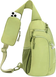 Sling Bag Nylon Crossbody Bags For Women with Anti-theft RFID Blocking Pocket Cross Body Purse Adjustable Shoulder Strap
