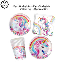 Rainbow Unicorn Balloon Unicorn Party Decor Supplies Unicorn Birthday Party Decoration Baby Shower Kids Girls Birthday Decor