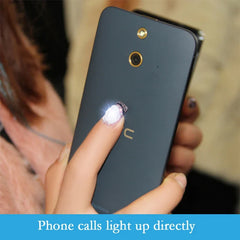 5/1pcs NFC Nail Stickers LED Light Source Nail Art Tips Lighting for Mobile Phone Nail Lamp Glow in The Dark Manicure Decor