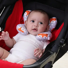Baby Travel Pillow for Head and Neck, Upgraded Baby Support Pillow, Baby Neck Pillows for Car Seat,Pushchair,Travel