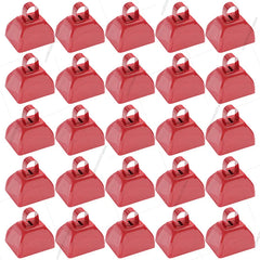 12-100 Pcs Metal Cowbells for Sporting Event 3 Inch Small Noise Makers