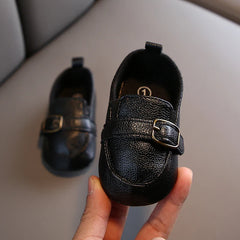 HAIZHIW 0-18M Baptism Newborn Baby Prewalker Girls Boys Casual Shoes Leather Non-Slip Soft-Sole Infant Toddler First Walkers